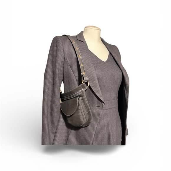 Holt Renfrew Leather Canvas Belt Bag - Picture 8 of 8